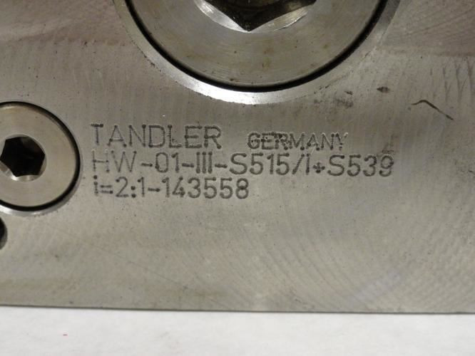 Tandler HW-01-111-S515/1; Gear Speed Reducer; 2:1 Ratio