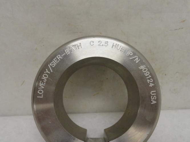 Lovejoy 09124_; Gear Coupling Hub C2.5; 2.48"ID; SS