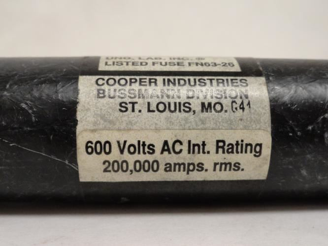 Cooper-Bussmann DLS-R-60; Dura-Lag Time Delay Fuse; 60A; 600VAC