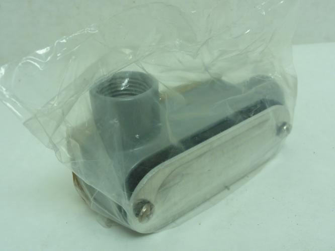 Bizline BZLOLL1CG; Conduit Body; Type LL; 1/2NPT; W/Cover