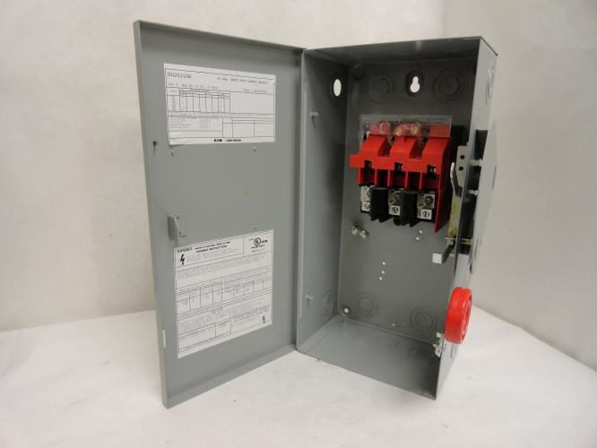 Eaton DH261UGK; Safety Switch; 30A; 2P; 600VAC