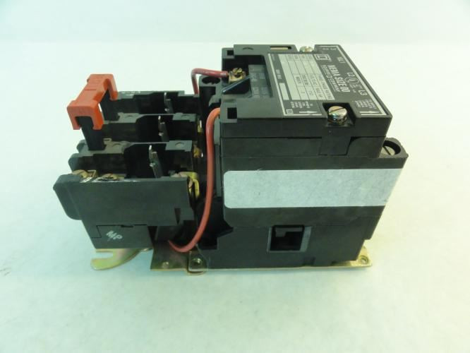 Square D 8536-SAO12; Starter; 9A; 3P; 600V Max; Coil: 120V