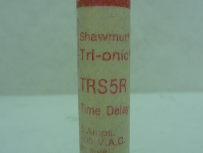 Gould TRS5R; Trionics Time Delay Fuse; 5A; 600V
