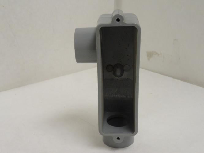 Carlon E985F; Conduit Outlet Body; LR-Style 1"; 12" Cubic; PVC