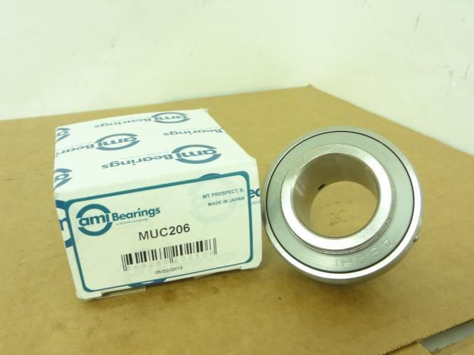 AMI MUC206; Ball Insert Bearing; 30mmID;