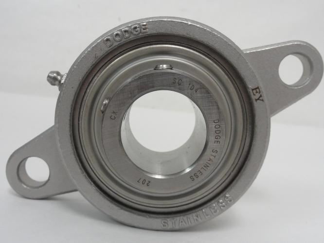 Dodge F2B-SCEZ-104-SHSS; Flange Bearings; 2-bolt 1.25"ID 136797