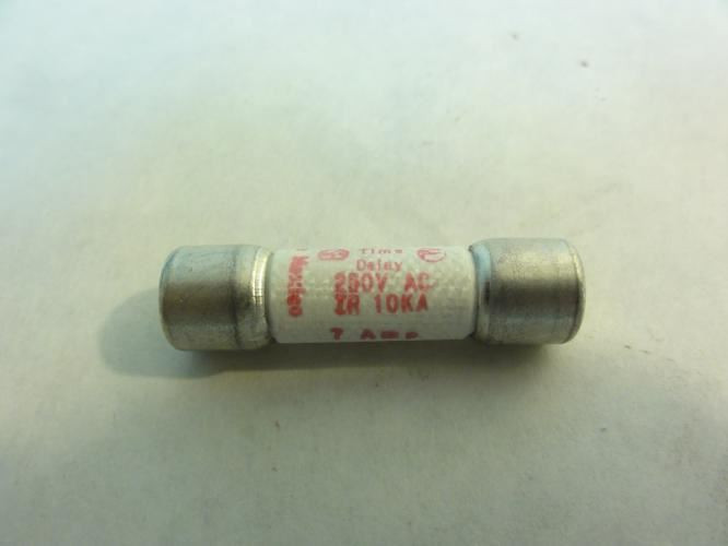 Gould TRM7; Lot-2 Fuse; 7A; 250V 13/32"OD x 1-1/2"L