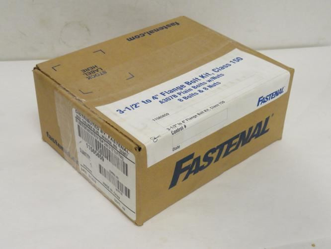 Fastenal 11565659; Bolt & Nut Kit 150# Class 3-1/2 to 4" Flange
