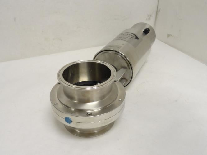 Tru-Flow BFY316LE4K11114C3; Actuated Butterfly Valve SS Size 4"