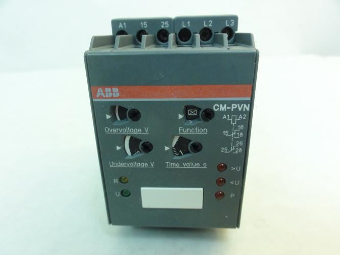 ABB 1SVR450300R1700; Relay 3A 3P 350-580V Coil: 90-145V