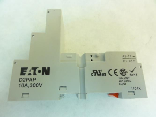 Eaton D2PAP; Relay Socket; 10A; 300V; 14-Pin