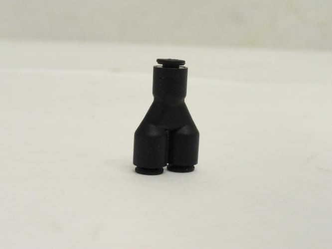 Legris 3140 53 00; Lot-10 Wye Plastic Tube Union; 1/8"; PTC; Black