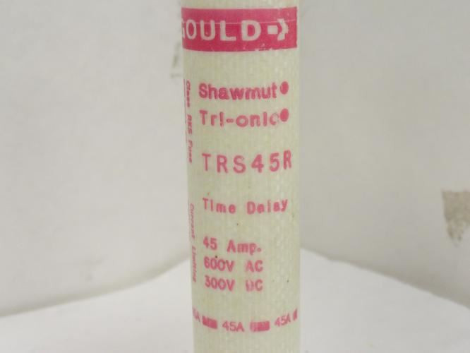Gould TRS45R; Lot-2 Tri-onic Time Delay Fuse; 45A; 600VAC