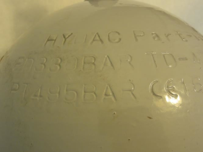 Hydac 3226357; Bladder Accumulator