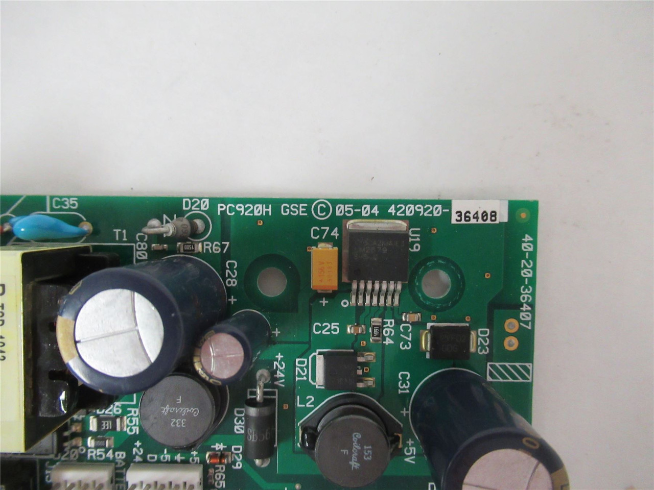 GSE 420920-36408H; Main Circuit Board M660