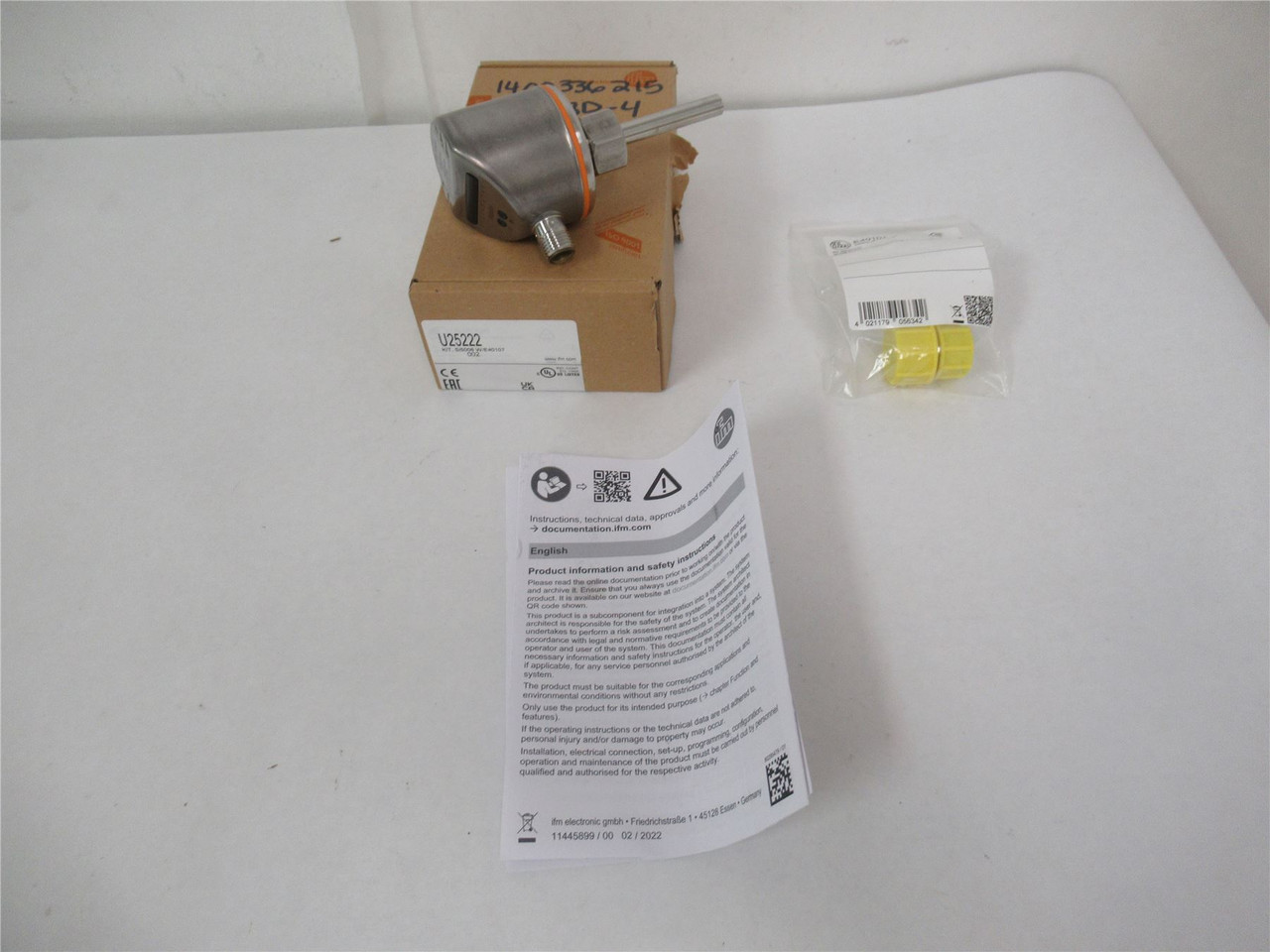 IFM S15006; Flow Sensor AC Relay Output Switching