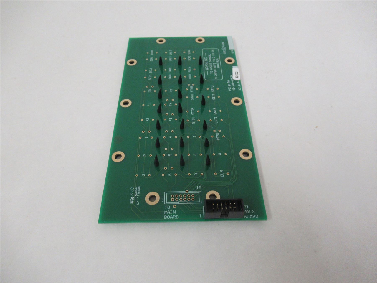 GSE  40-20-42524 ; Keypad Circuit Board 421019-42522