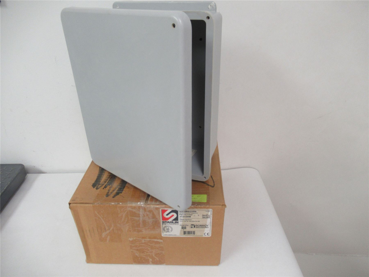 Stahlin J1210HW; Hinged Covered Enclosure 12Hx10Wx5D Inches