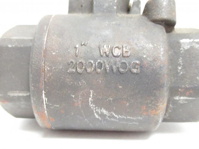Industry-Std 1AWT5; Carbon Steel Ball Valve; 1NPT; 2000WCB