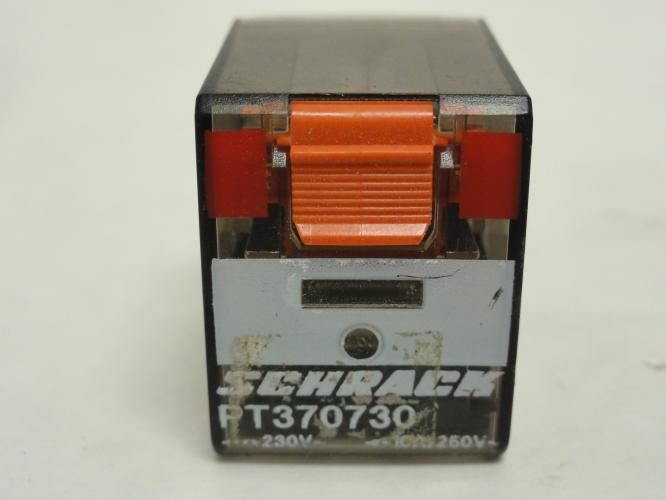 Schrack PT370730; Relay; 10A@250VAC; 3PDT; Coil: 230Vac