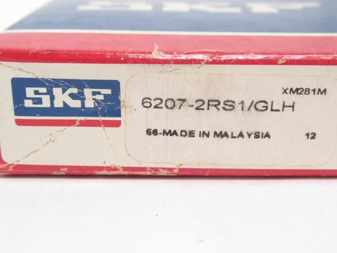 SKF 6207-2RS1/GLH; Ball Bearing 35mmID x 72mmOD x 17mm Wide
