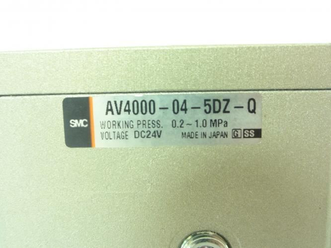 SMC AV4000-04-5DZ-Q; Soft Start Valve; 24VDC; 0.2-1.0MPa