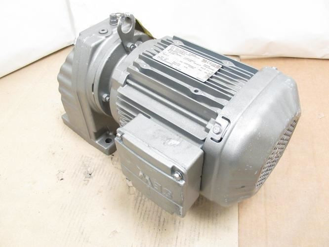 JBT RX67DRE90L4; Gear Motor; 3.77:1 Ratio; 230/460VAC
