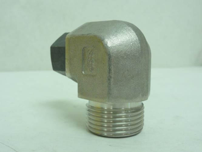 SSP S16-8SE; Elbow 90Deg SS-316; 1 OFS Swivel x 1/2 OFS Male