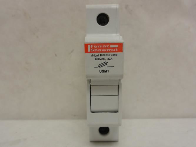 Ferraz USM1; Fuse Holder; 1P; 690VAC; 32A; DIN Rail