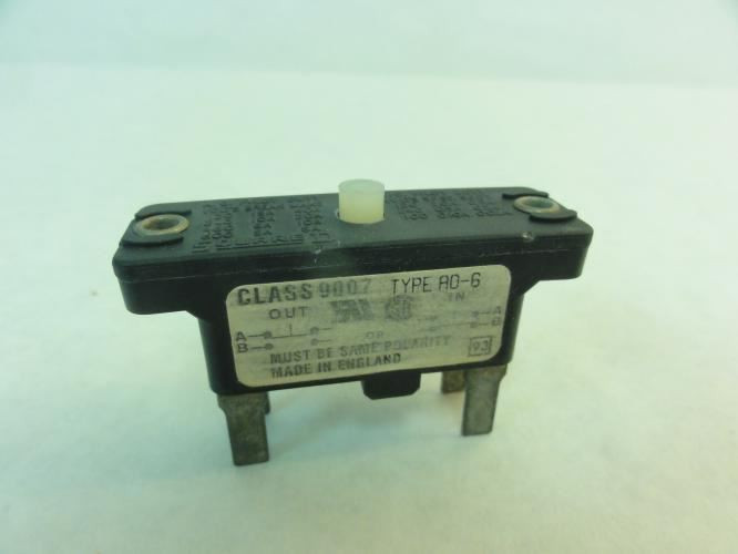 Square D 9007AO6; Snap Switch; 600VAC; 15A