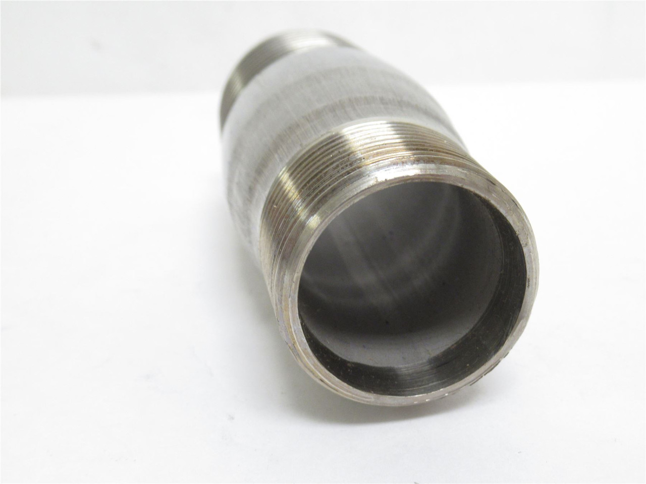 Ross Industries 12580128; Combo-Nipple; SS; 1-1/4NPT x 2" Barb