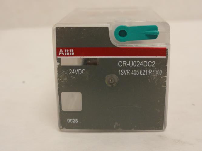 ABB 1SVR405621R1000; Relay; 10A@250VAC; Coil: 24Vdc; DPDT