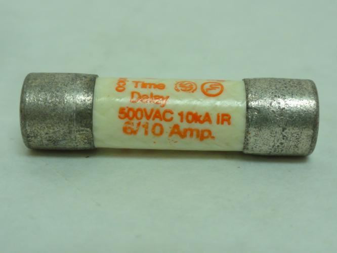 Ferraz ATQ 6/10; Amp-Trap Time Delay Fuse; 6/10A; 500Vac