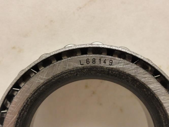 Timken L68149; Tapered Roller Bearing Cone; 1-3/8"ID