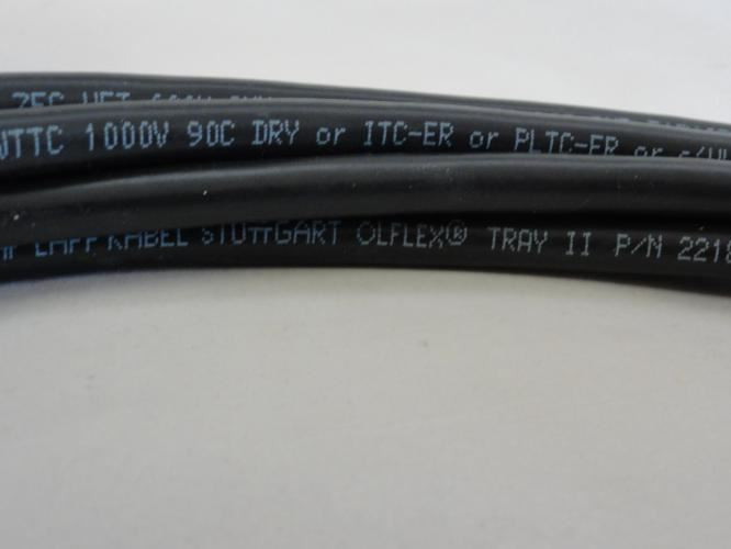 Lappkabel 221803; Cable 2 Ft. L 3 wire 18AWG