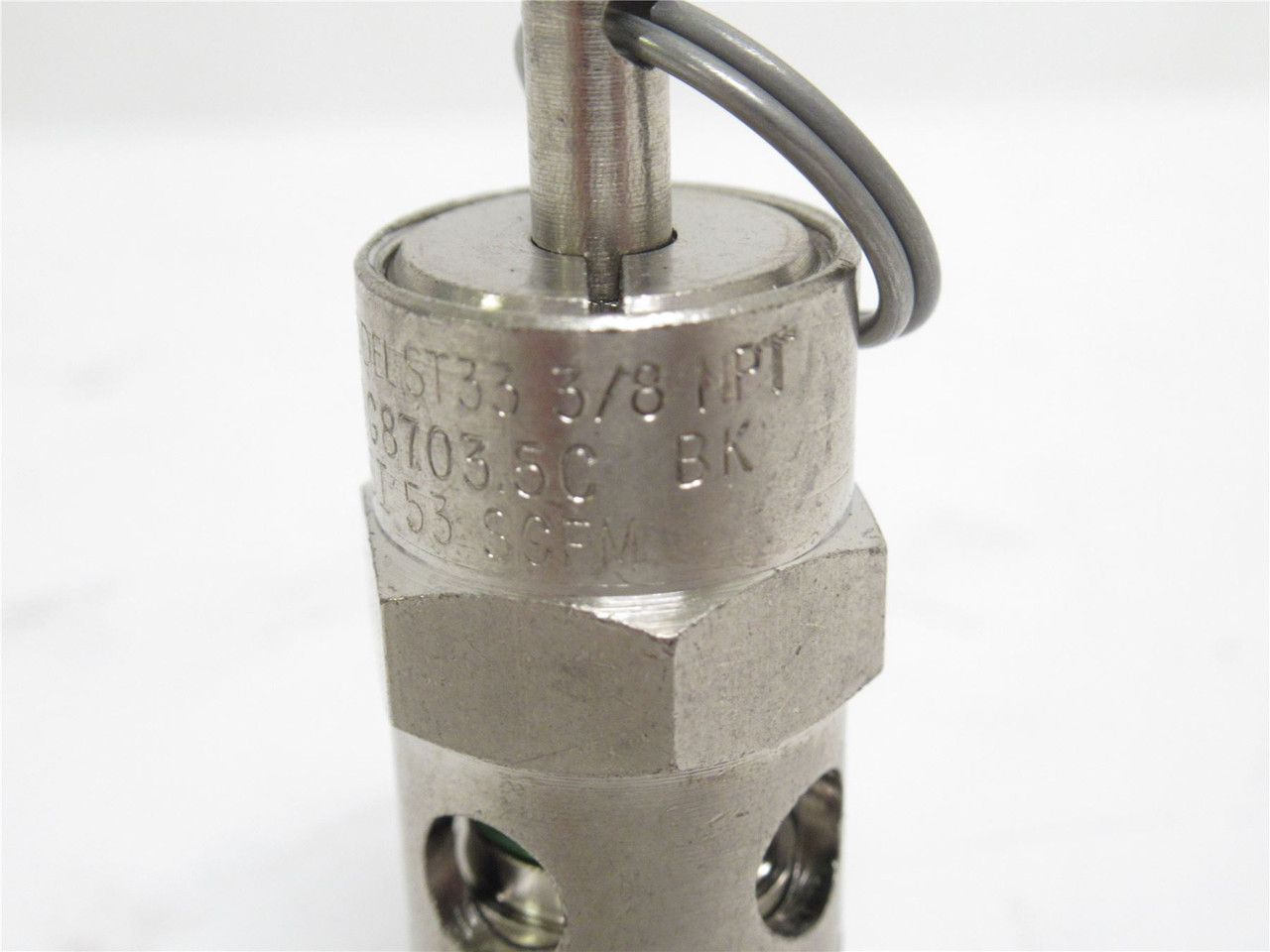 STI CRN0G8703.5C; Safety Relief Valve; SS; 3/8NPT; 50PSI