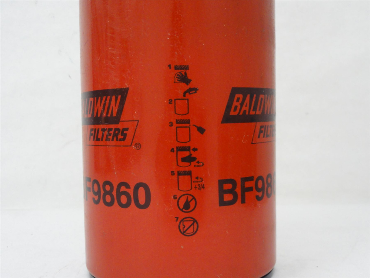 Baldwin BF9860; Fuel Filter; M90x2.0 Thread size; 4.3 micron