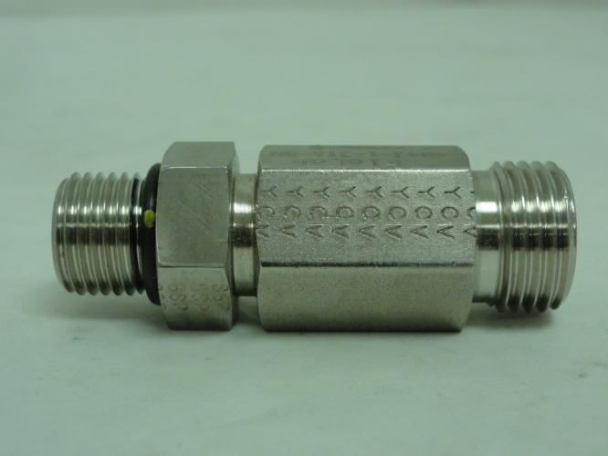 FloLok 4043-1-316-BN; Check Valve; SS-316; 3/8 BOSS x 3/8 ORFS