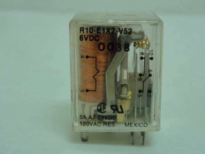 Honeywell FE-21019RY; Cube Relay; 5A; DPDT; Coil: 6Vdc