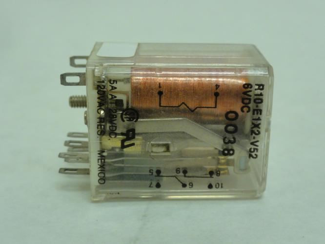 Honeywell FE-21019RY; Cube Relay; 5A; DPDT; Coil: 6Vdc