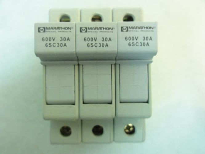 Marathon 6SC30A-3; Fuseholder; 600V; 30A; 3-Pole