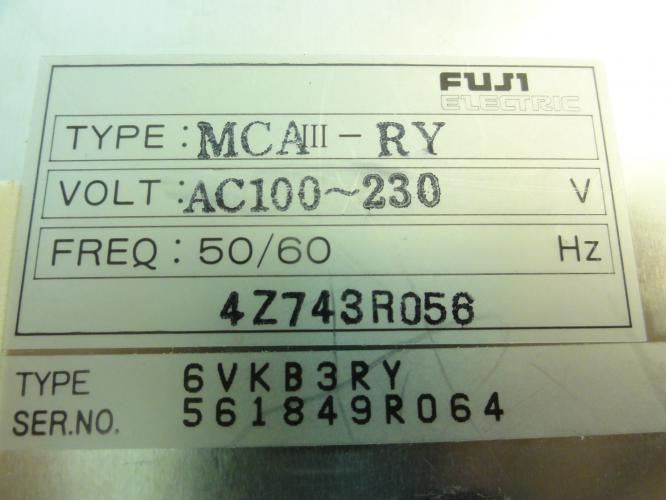 Fuji Electric MCAIII-RY; Interface Module; 100-230VAC; 50/60Hz