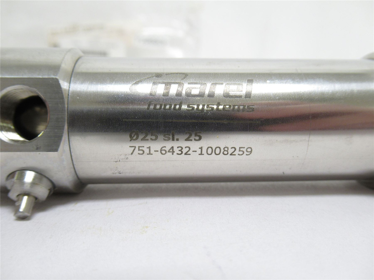 Marel 751-6432-1008259; Air Cylinder SS; 25mmID x 25mm Stroke