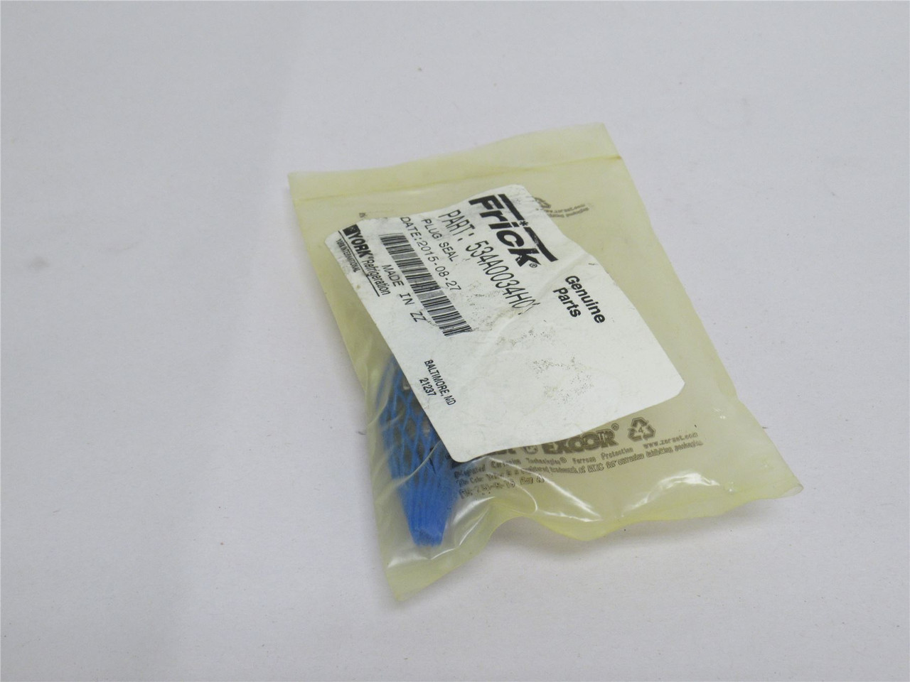 Frick 534A0034H01; Plug Seal; 1/2"