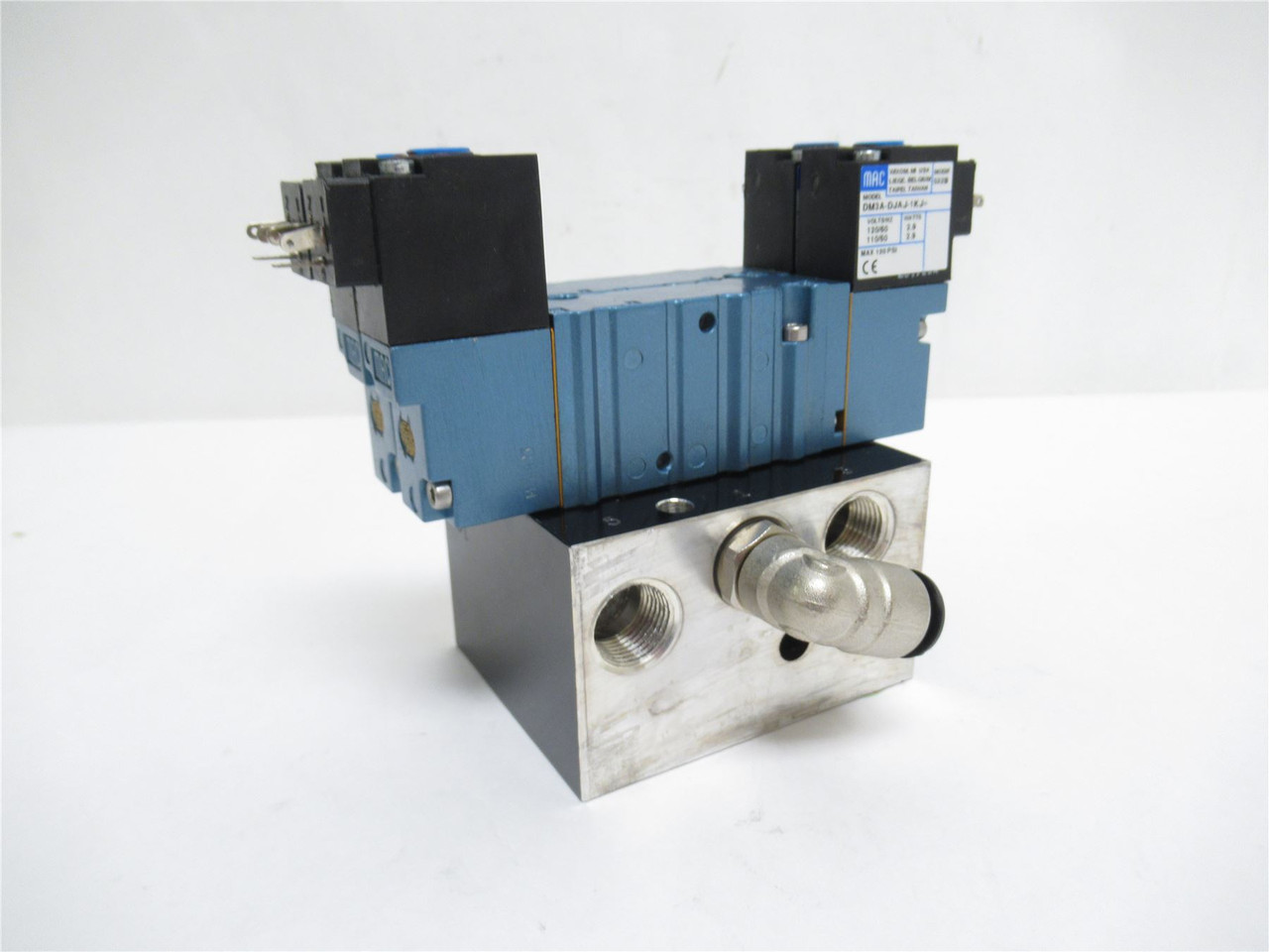 MAC 423A-00A-DM-DJAJ-1KJ; Air Valve Assembly; 20-120PSI; 110/120VAC