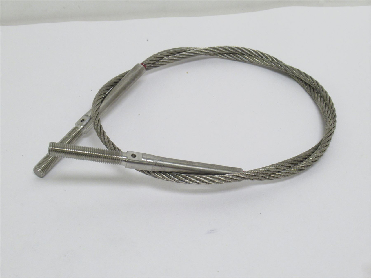 Ross Industries 13011394; Wire Rope SS 37"L 5/16-24 Threaded