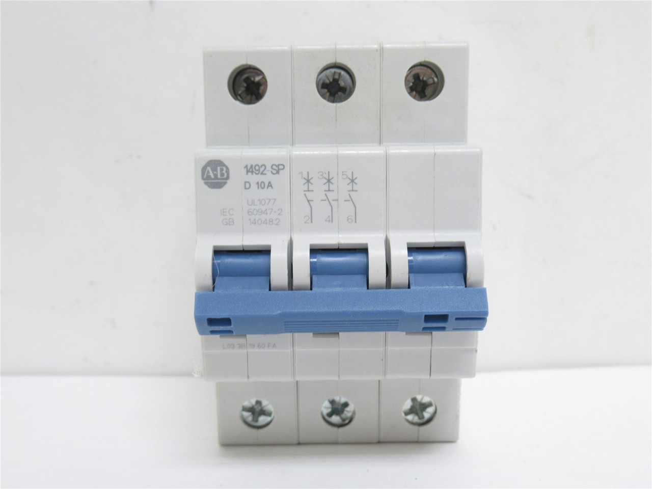 Allen-Bradley 1492-SPM3D100; Circuit Breaker 10A 3P; 277/480V