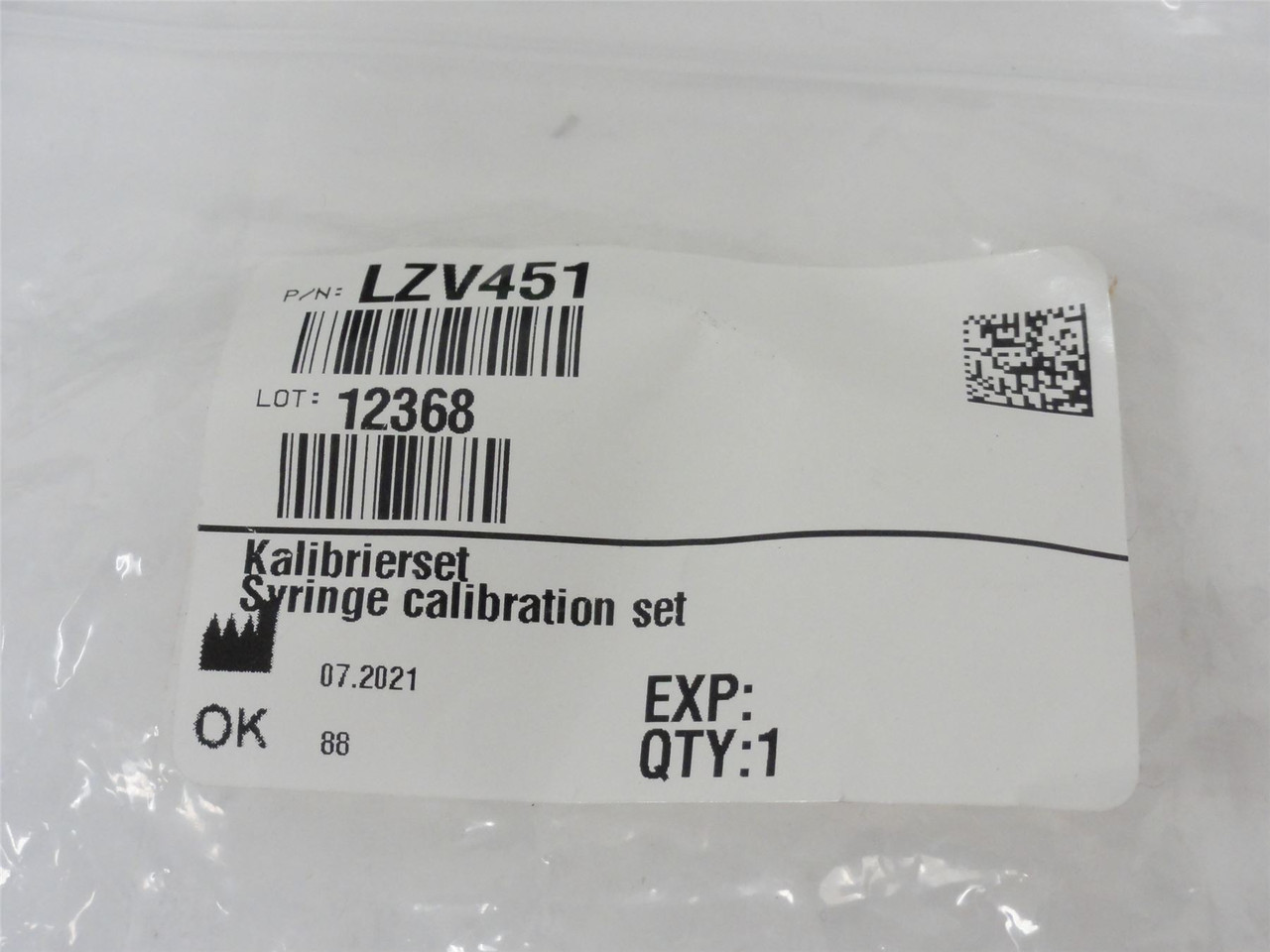 Hach LZV451; Syringe Calibration Kit; for Ultraturb SC