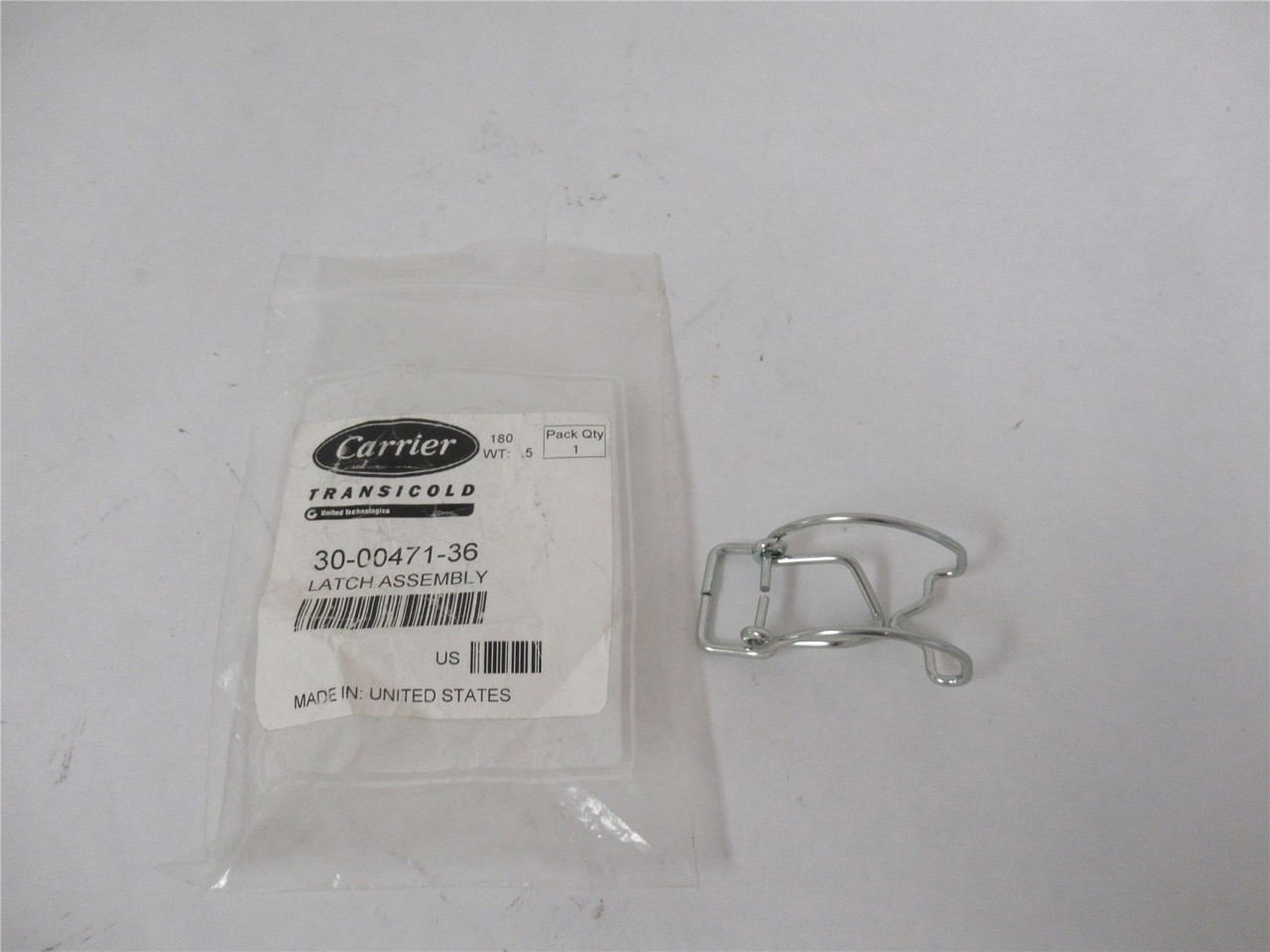 Carrier 30-00471-36; Housing Clip Transicold Latch Assembly