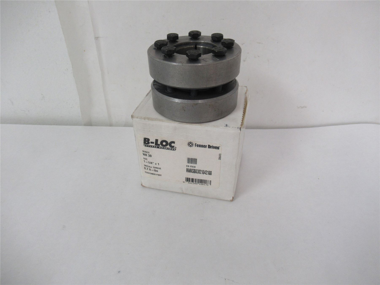 Fenner Drives HWKSB03021042100; Coupler 1-1/4"x1" Keyless